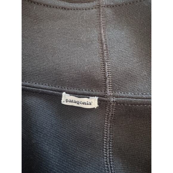 Patagonia Women's Capilene Base Layer Leggings Sz Small Black Ski Warm Snow - Picture 9 of 15